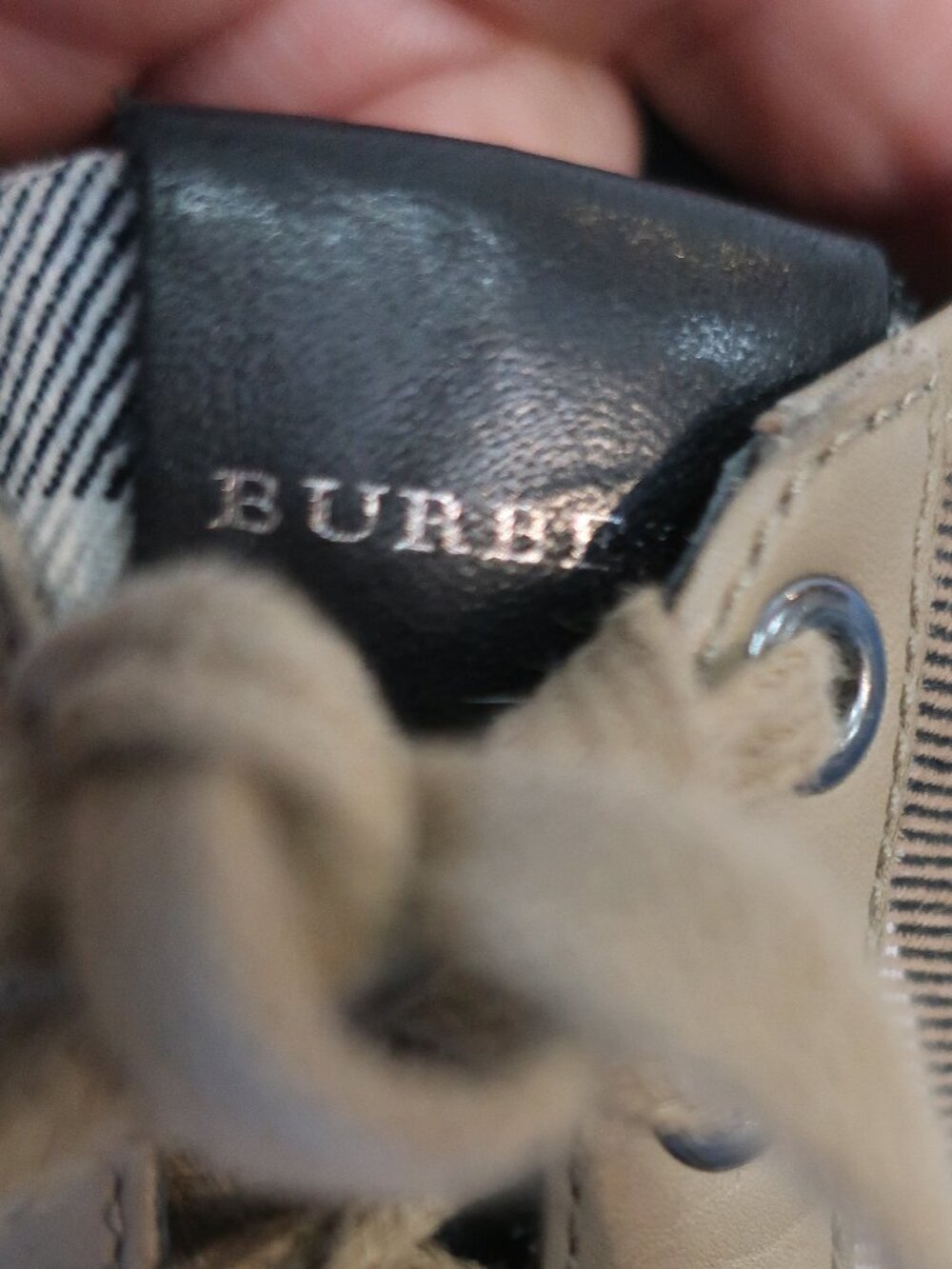 Authentic Burberry Taupe Vintage Housecheck Low-Top Vulcanized Sneakers 38 US/8 - Picture 9 of 15